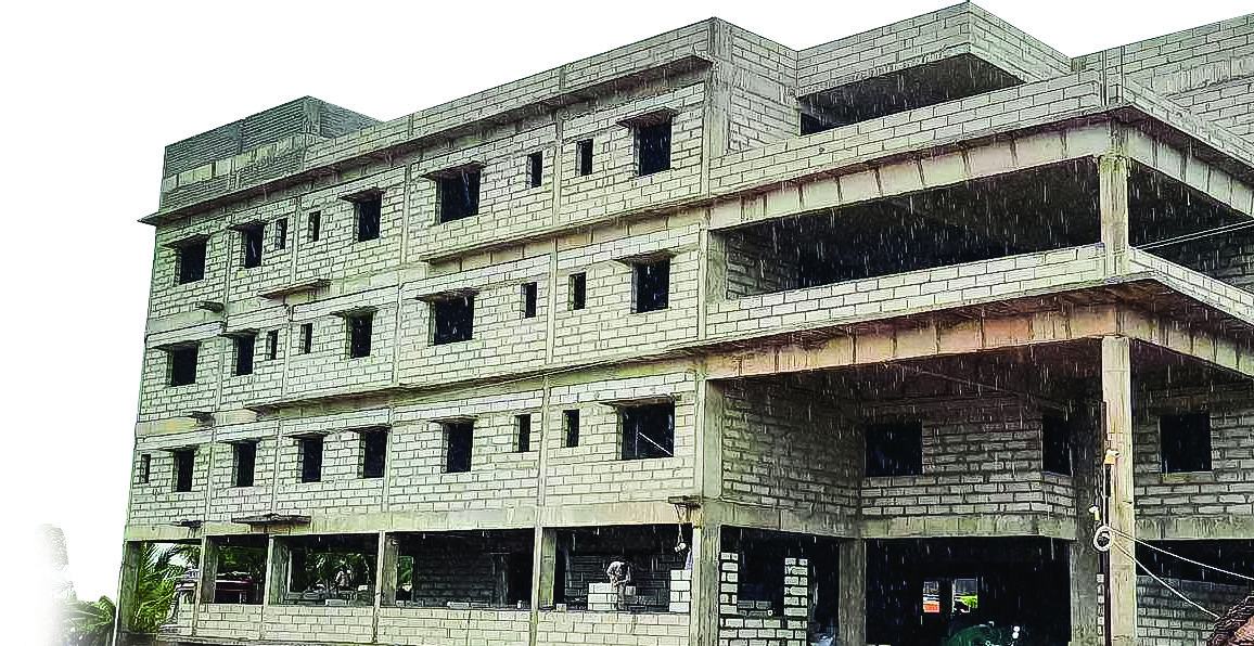 A building walled with AAC blocks